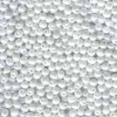 3.4mm Miyuki Drop Beads - White Pearl - 25gm
