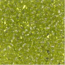 2.8mm Miyuki Drop Beads - Silver Lined Chartreuse - 10gm