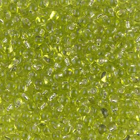 2.8mm Miyuki Drop Beads - Silver Lined Chartreuse - 10gm