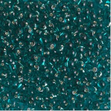 2.8mm Miyuki Drop Beads - Silver Lined Teal - 10gm