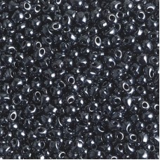2.8mm Miyuki Drop Beads - Gunmetal - 10gm