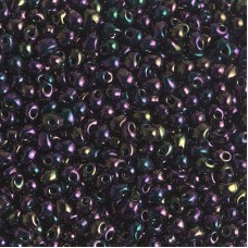 2.8mm Miyuki Drop Beads - Metallic Dark Plum - 10gm