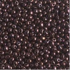 2.8mm Miyuki Drop Beads - Metallic Dark Raspberry Iris - 12.5gm