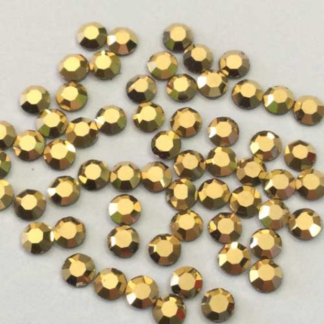 2.7-2.9mm (SS10) Preciosa VIVA12 Hotfix Crystals - Aurum (Gold)