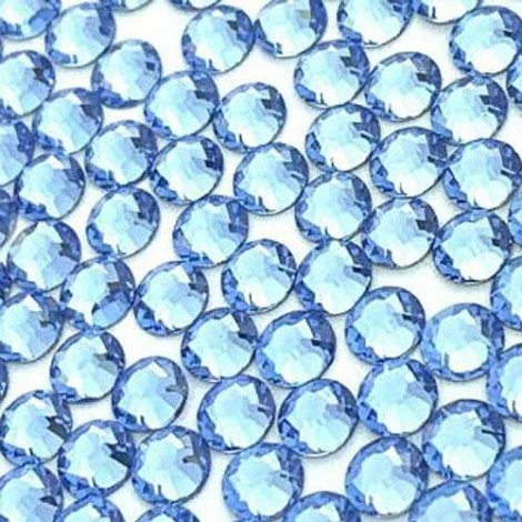 3.8-4mm (SS16) Preciosa VIVA12 Hotfix Crystals - Light Sapphire