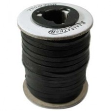 3mm (1/8in) Black Deerskin Lace Cord