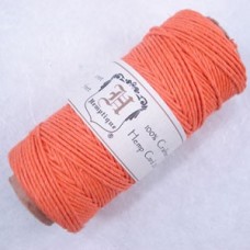 1mm (20lb) Hemptique Polished Hemp Cord - Orange