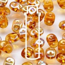 5mm SuperDuo 2-Hole Beads - Crystal Celsian - 22-24gm