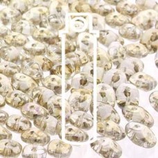 5mm Superduo 2-Hole Beads - Crystal Clarit