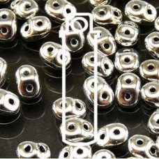 MiniDuo 2x4mm Beads - Crystal Full Labrador