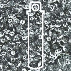 MiniDuo 2x4mm Beads - Crystal Labrador