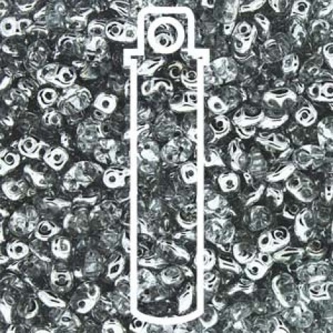MiniDuo 2x4mm Beads - Crystal Labrador - 8gm