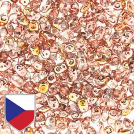 5x2mm SuperDuo Beads - Crystal Capri Gold - Czech Shield - 22.5gm 5x2mm SuperDuo Beads - Crystal Capri Gold - Czech Shield - 22.5gm