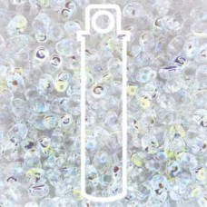 MiniDuo 2x4mm Beads - Crystal AB