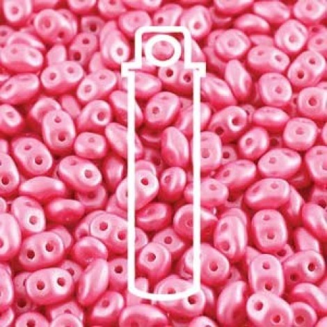 2.5x5mm Superduo Beads - Pearl Shine Lt Pink - 22.5gm 2.5x5mm Superduo Beads - Pearl Shine Lt Pink - 22.5gm