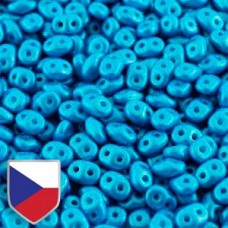5x2mm SuperDuo Beads - Pearl Shine Azuro - Czech Shield - 22.5gm