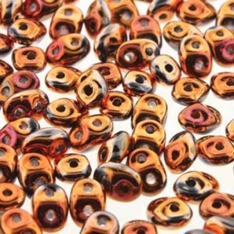 5x2mm SuperDuo 2-Hole Beads - Jet Full Capri - 24gm 5x2mm SuperDuo 2-Hole Beads - Jet Full Capri - 24gm