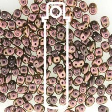 5x2mm SuperDuo Beads - Polychrome Copper Ombre - 24gm