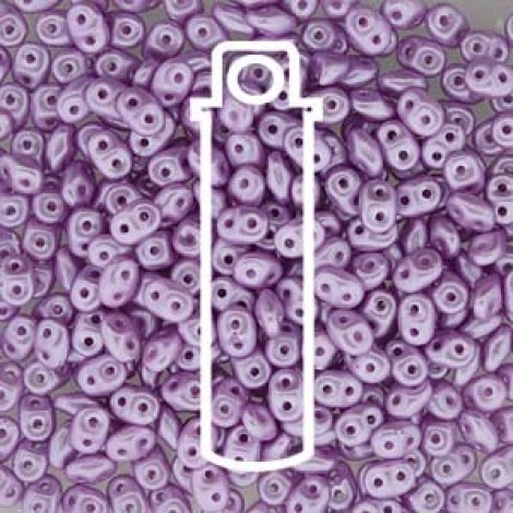 5mm SuperDuo 2-Hole Beads - Pastel Light Rose - 22.5gm 5mm SuperDuo 2-Hole Beads - Pastel Light Rose - 22.5gm