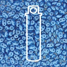 5mm SuperDuo 2-Hole Beads - Pastel Turquoise