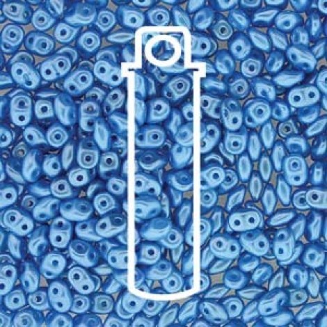 5mm SuperDuo 2-Hole Beads - Pastel Turquoise - 24gm 5mm SuperDuo 2-Hole Beads - Pastel Turquoise - 24gm