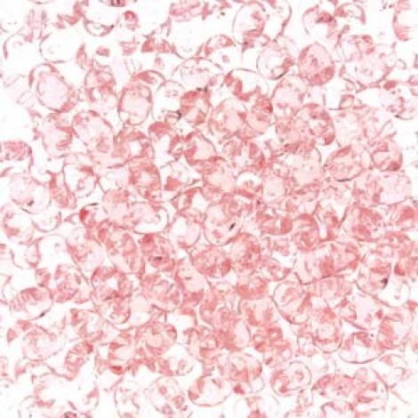 5x2mm SuperDuo 2-Hole Beads - Rosaline - 22.5gm