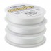 .012" (.30mm) Beadalon Dandyline White Beading Thread - 25m (82ft)