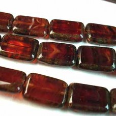8x12mm Cz Table Cut Rectangles - Rustic Sun - Pack of 10