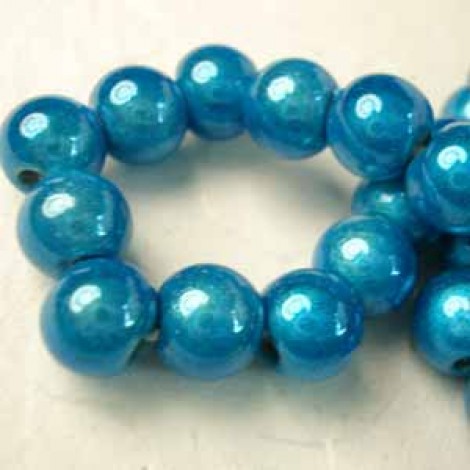 6mm Blue Miracle Beads