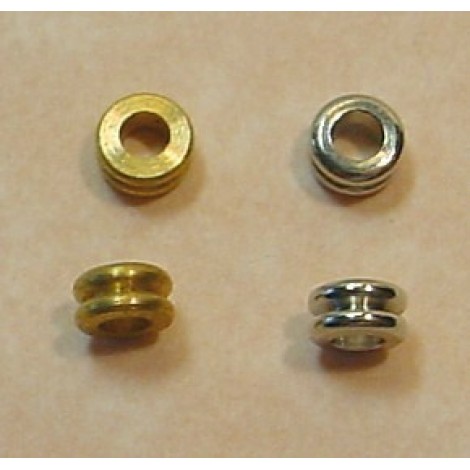 6mm Yo-Yo Metal Spacer Beads