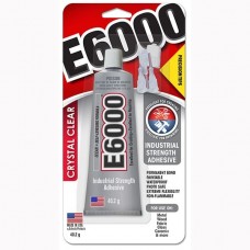 E6000 Industrial Strength Adhesive with  Nozzle Tips - Clear - 40.2gm (1oz)