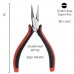 Beadsmith Super Fine Ergo Chain Nose Pliers - Red + Black Beadsmith Super Fine Ergo Chain Nose Pliers - Red + Black