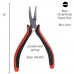 Beadsmith Super Fine Ergo Bent Chain Nose Pliers - Red + Black Beadsmith Super Fine Ergo Bent Chain Nose Pliers - Red + Black