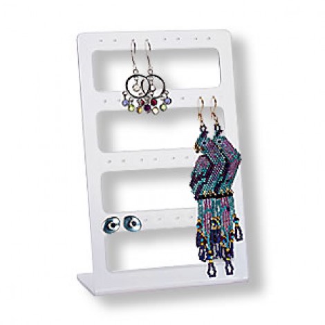 16x11cm Translucent 16 pair Earring Display Stand