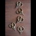 2.5" (6.3cm) Mini Embroidery Scissors - Antique Gold