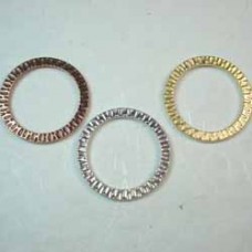 32mm TierraCast Ex-Large Radiant Ring Link - Precious Metal Pl