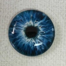 25mm Art Glass Round Cabochons - Dragon Eye 5