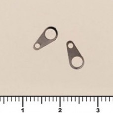 8mm Gunmetal Chain Tabs - Pack of 20