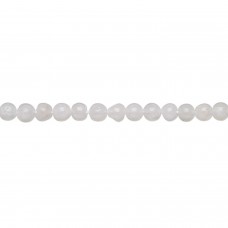 4mm Natural Rainbow Moonstone Round Beads - strand
