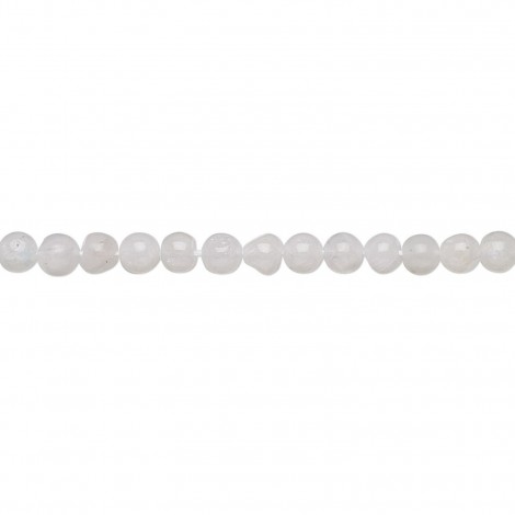 4mm Natural Rainbow Moonstone Round Beads - strand