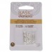 Beadsmith Basic Elements - 2mm Crimp Bead & 4mm Crimp Covers - Silver Plated - 48 pc