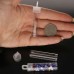 2x9/16" (50x14mm) Clear Plastic Vial with Hang Tab Lid - Pack of 10 2x9/16" (50x14mm) Clear Plastic Vial with Hang Tab Lid - Pack of 10
