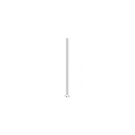 19mm (3/4") 24ga Headpins - Silver Plated - Pack of 100