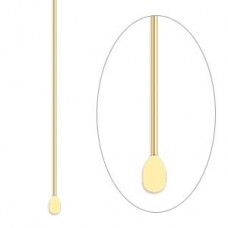 43mm 23ga 22Kt Gold Filled Paddle Headpins - Each