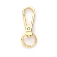 13x39mm Gold Plated Swivel Snap Clasps - Pack of 2
