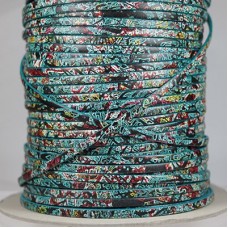 5x1.5mm Italian Printed Flat Leather - Abstract - Per metre