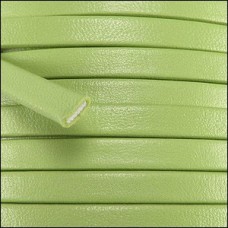 5mm Flat Mexican Leather Flat Cord - Key Lime