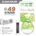 .014" (.35mm) 49 strand Flexrite Beading Wire - Clear - 30ft (9.1m)