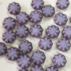 9mm Czech Tablecut Cactus Flower Beads - Thistle with Bronze Finish - Pack of 5