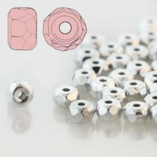 2x3mm Cz Faceted Micro Spacers - Full Labrador